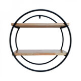 Estante circular color negro