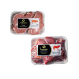 Lomo de cerdo lasqueado + Troceado de res