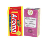 Café molido natural + Café Aroma